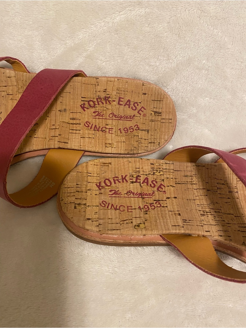 🌸 Kork-Ease Belinda Women's Wine Red Cork Slide Sandal - Picture 6 of 10